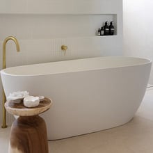 Day Dream 1650mm Cast Marble Oval Freestanding Bath